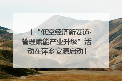 “低空经济新赛道·管理赋能产业升级”活动在萍乡安源启动