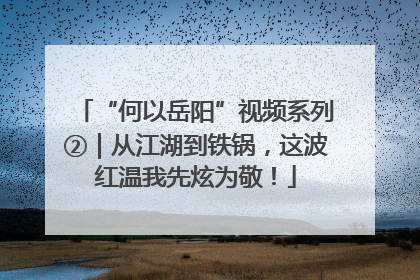 “何以岳阳”视频系列②｜从江湖到铁锅，这波红温我先炫为敬！
