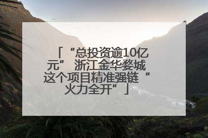 “总投资逾10亿元” 浙江金华婺城这个项目精准强链“火力全开”