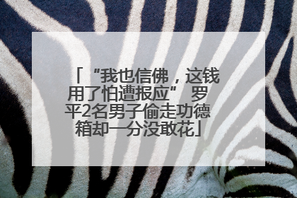 “我也信佛，这钱用了怕遭报应” 罗平2名男子偷走功德箱却一分没敢花