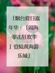 烟台夏日嘉年华：「闹海·拳击狂欢季」登陆黄海游乐城