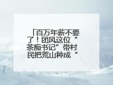 百万年薪不要了！团风这位“茶痴书记”带村民把荒山种成“绿色银行”