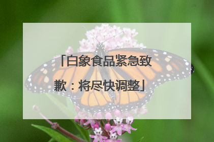 白象食品紧急致歉：将尽快调整