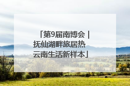 第9届南博会｜抚仙湖畔旅居热 云南生活新样本