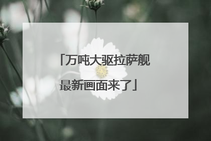 万吨大驱拉萨舰最新画面来了