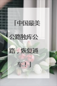 中国最美公路独库公路，恢复通车！