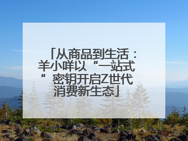从商品到生活：羊小咩以“一站式”密钥开启Z世代消费新生态