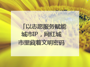 以志愿服务赋能城市IP，网红城市里藏着文明密码｜新京报评论