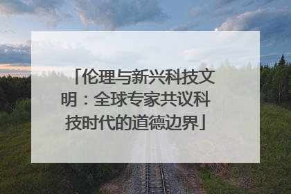 伦理与新兴科技文明：全球专家共议科技时代的道德边界