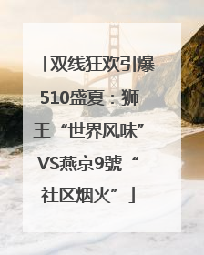 双线狂欢引爆510盛夏：狮王“世界风味”VS燕京9號“社区烟火”