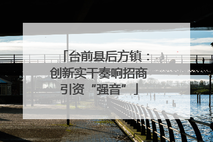 台前县后方镇：创新实干奏响招商引资“强音”