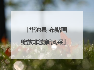 华池县 布贴画绽放非遗新风采