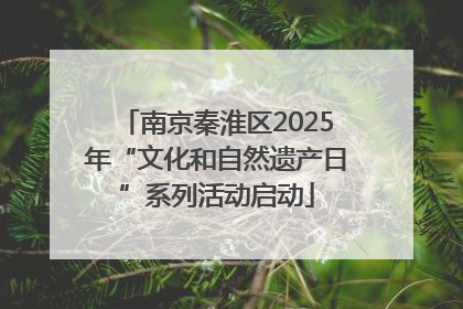南京秦淮区2025年“文化和自然遗产日”系列活动启动
