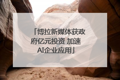 博拉新媒体获政府亿元投资 加速AI企业应用