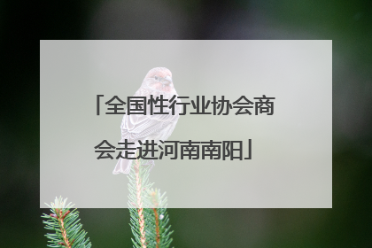 全国性行业协会商会走进河南南阳