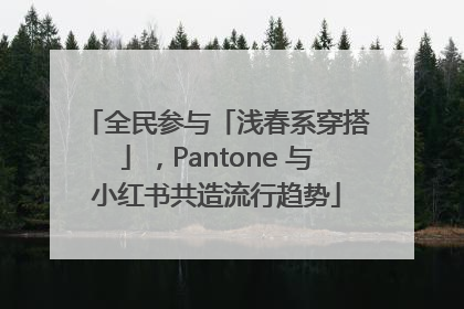 全民参与「浅春系穿搭」，Pantone 与小红书共造流行趋势