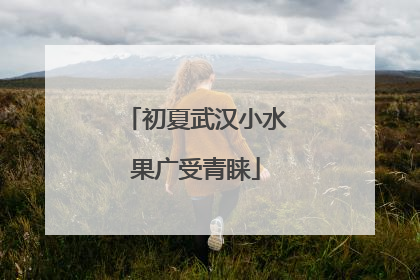 初夏武汉小水果广受青睐