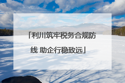 利川筑牢税务合规防线 助企行稳致远