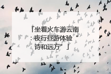 坐着火车游云南：夜行昼游体验“诗和远方”