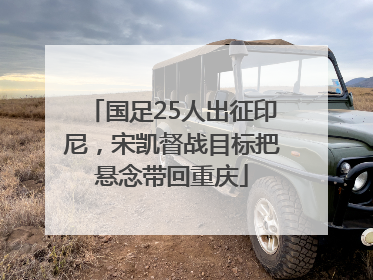 国足25人出征印尼，宋凯督战目标把悬念带回重庆