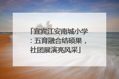 宜宾江安南城小学：五育融合结硕果，社团展演亮风采