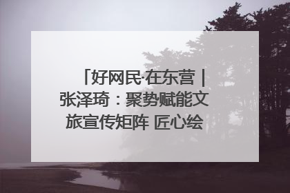 好网民·在东营｜张泽琦：聚势赋能文旅宣传矩阵 匠心绘就东营诗与远方