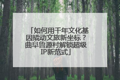 如何用千年文化基因撬动文旅新坐标？曲阜鲁源村解锁超级IP新范式