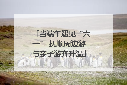 当端午遇见“六一” 抚顺周边游与亲子游齐升温