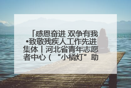 感恩奋进 双争有我•致敬残疾人工作先进集体丨河北省青年志愿者中心（“小橘灯”助残接力计划实施团队）：用温暖陪伴，守护特殊孩子成长