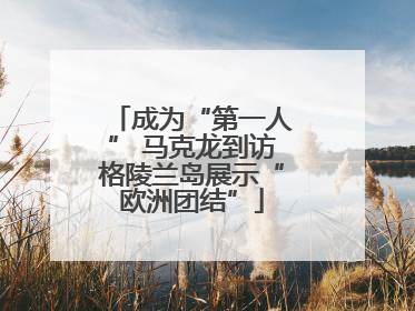 成为“第一人” 马克龙到访格陵兰岛展示“欧洲团结”