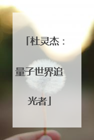 杜灵杰：量子世界追光者