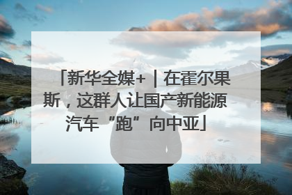 新华全媒+｜在霍尔果斯，这群人让国产新能源汽车“跑”向中亚