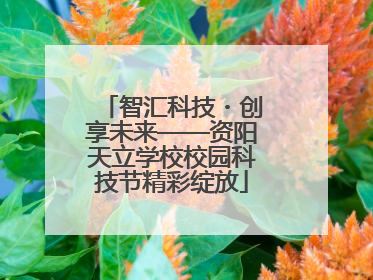 智汇科技・创享未来——资阳天立学校校园科技节精彩绽放