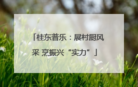 桂东普乐：展村厨风采 烹振兴“实力”
