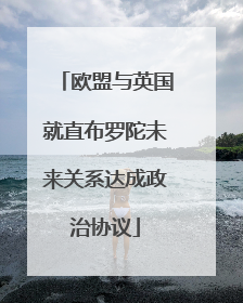 欧盟与英国就直布罗陀未来关系达成政治协议