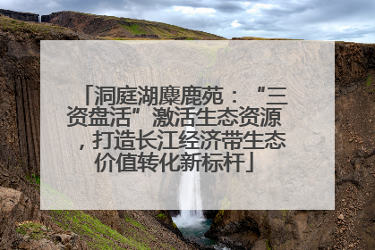 洞庭湖麋鹿苑：“三资盘活”激活生态资源，打造长江经济带生态价值转化新标杆