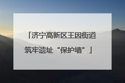 济宁高新区王因街道筑牢遗址“保护墙”