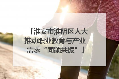 淮安市淮阴区人大推动职业教育与产业需求“同频共振”