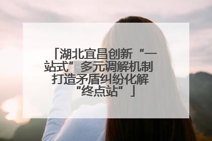 湖北宜昌创新“一站式”多元调解机制 打造矛盾纠纷化解“终点站”