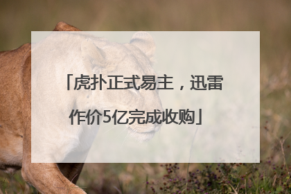 虎扑正式易主，迅雷作价5亿完成收购