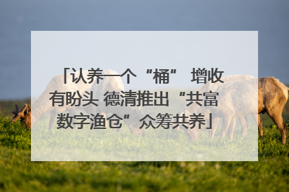 认养一个“桶” 增收有盼头 德清推出“共富数字渔仓”众筹共养