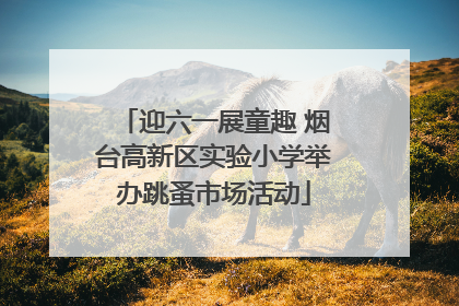 迎六一展童趣 烟台高新区实验小学举办跳蚤市场活动
