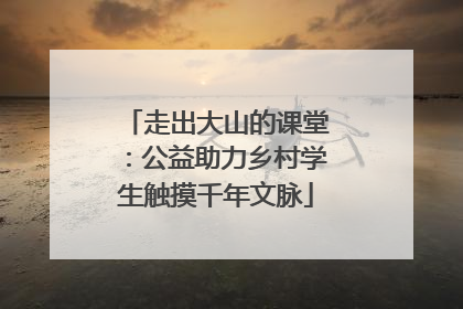 走出大山的课堂：公益助力乡村学生触摸千年文脉