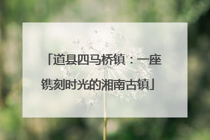 道县四马桥镇：一座镌刻时光的湘南古镇