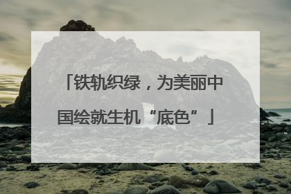 铁轨织绿，为美丽中国绘就生机“底色”