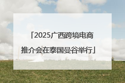 2025广西跨境电商推介会在泰国曼谷举行