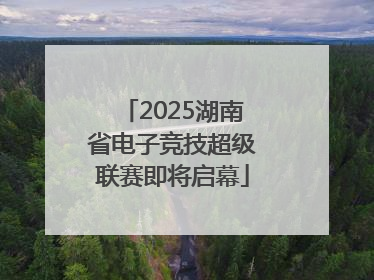 2025湖南省电子竞技超级联赛即将启幕